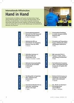 IM EINSATZ 03/2016 - Katastropheneinsätze in anderen Ländern