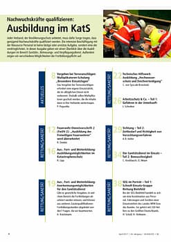 IM EINSATZ 02/2017 - Ehrenamt kein Grund für mindere Qualität