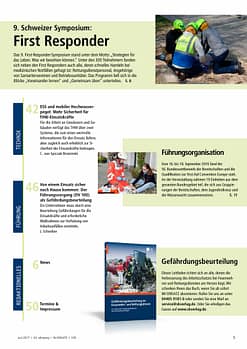 IM EINSATZ 03/2017 - Damit die Katastrophe nicht zum Unfall wird