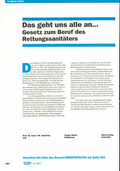 RETTUNGSDIENST 09/1987