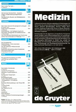 RETTUNGSDIENST 11/1988