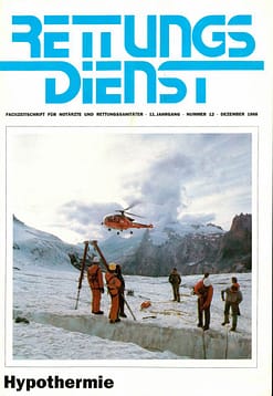 RETTUNGSDIENST 12/1988