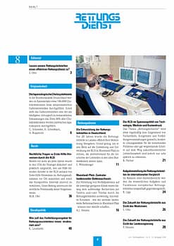 RETTUNGSDIENST 08/1996