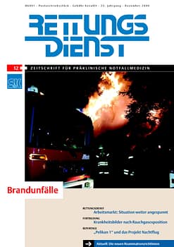 RETTUNGSDIENST 12/2000