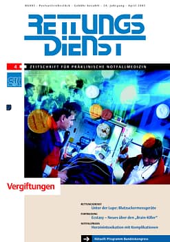 RETTUNGSDIENST 04/2001