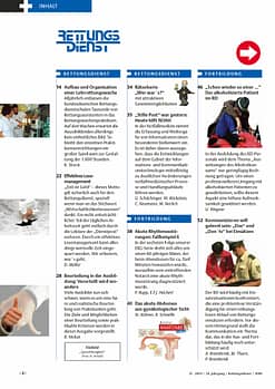 RETTUNGSDIENST 11/2001