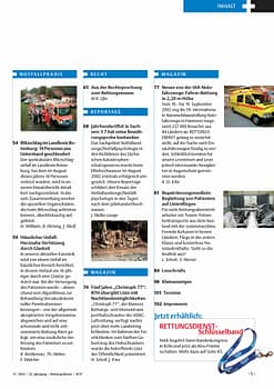 RETTUNGSDIENST 11/2002