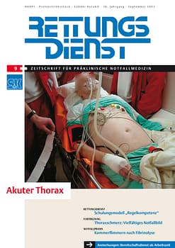 RETTUNGSDIENST 09/2003