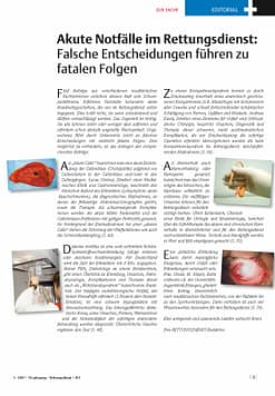 RETTUNGSDIENST 05/2007