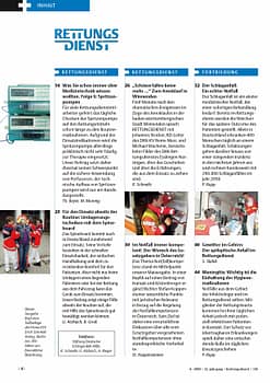 RETTUNGSDIENST 08/2009