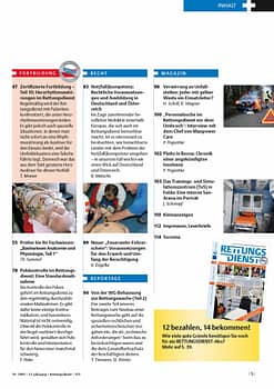 RETTUNGSDIENST 10/2009