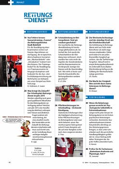 RETTUNGSDIENST 12/2009