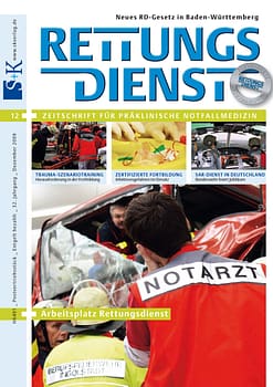 RETTUNGSDIENST 12/2009