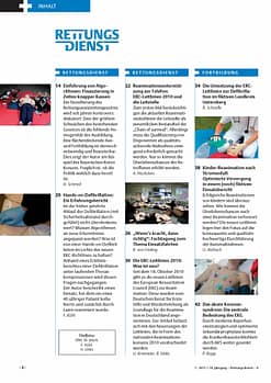 RETTUNGSDIENST 01/2011