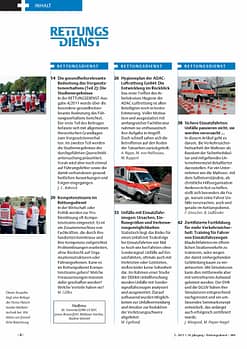 RETTUNGSDIENST 05/2011