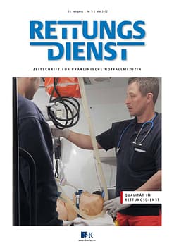 RETTUNGSDIENST 05/2012