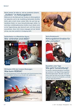 Rettungsdienst 2/2017 - Kolibris in der Notfallmedizin