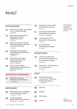 Rettungsdienst 6/2017 - Ertrinkungs- und Tauchunfälle