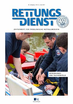 Rettungsdienst 6/2017 - Ertrinkungs- und Tauchunfälle