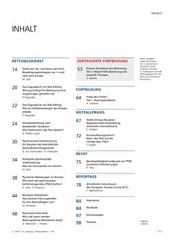 Rettungsdienst 2/2018 - Psychosoziale Belastungen im Rettungsdienst
