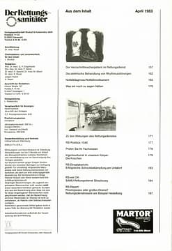 Der Rettungssanitäter 04/1983