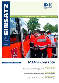 IM EINSATZ 01/2016 - Großschadenslagen effektiv bewältigen