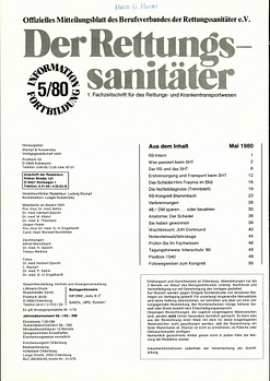 Der Rettungssanitäter 05/1980