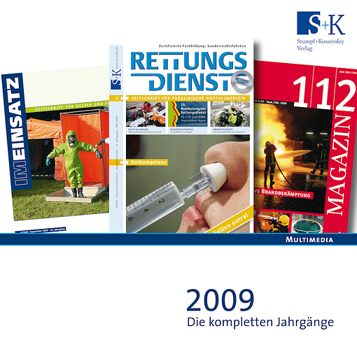 Jahres-CD 2009 - RETTUNGSDIENST, IM EINSATZ, 112 MAGAZIN