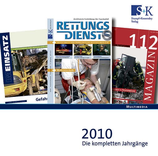Jahres-CD 2010 - RETTUNGSDIENST, IM EINSATZ, 112 MAGAZIN