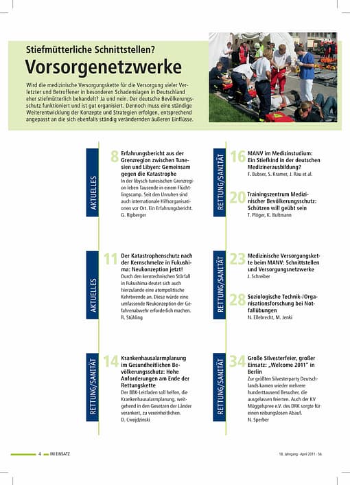 IM EINSATZ 02/2011 - Vorsorgenetzwerke
