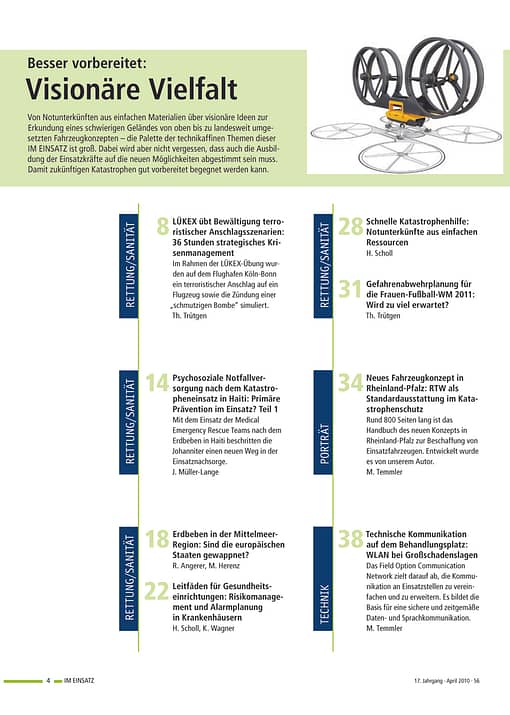 IM EINSATZ 02/2010 - Visionäre Vielfalt