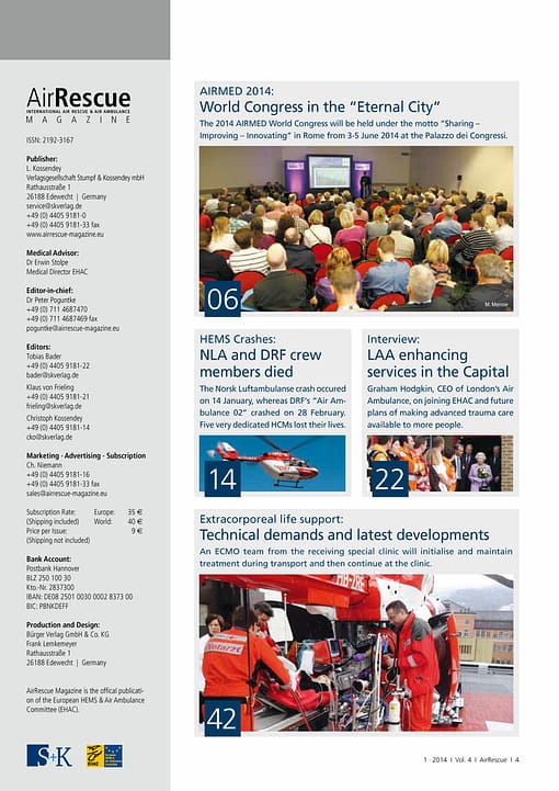 AirRescue Magazine - AIRMED 2014 IN ROME