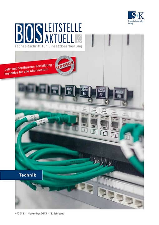BOS LEITSTELLE AKTUELL 4/2013 - Technik