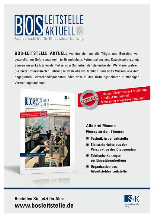 BOS LEITSTELLE AKTUELL 2/2014 - Qualitätsmanagement