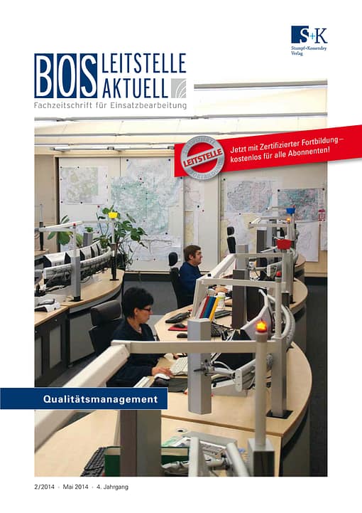 BOS LEITSTELLE AKTUELL 2/2014 - Qualitätsmanagement