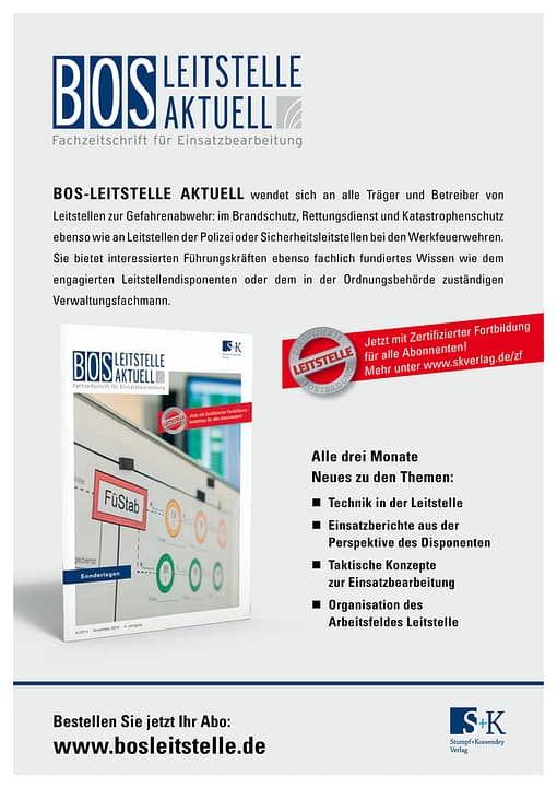 BOS LEITSTELLE AKTUELL 4/2014 - Sonderlagen