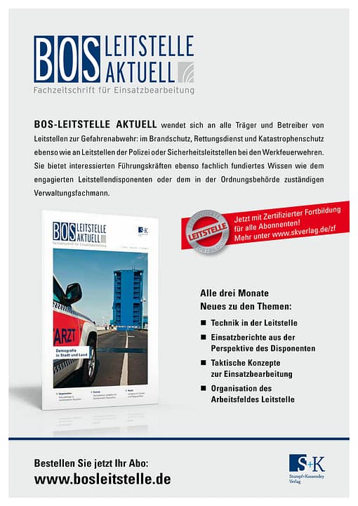 BOS LEITSTELLE AKTUELL 2/2015 - Demografie in Stadt und Land