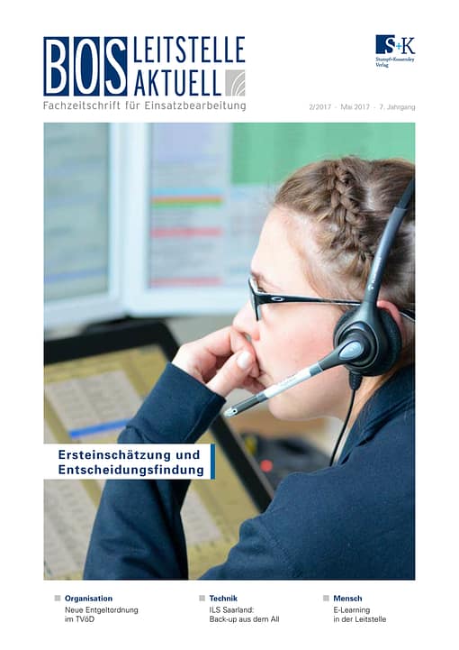 BOS LEITSTELLE AKTUELL 2/2017 - Ersteinschätzung und Entscheidungsfindung