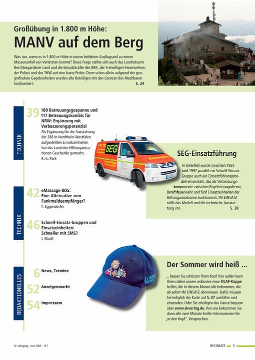IM EINSATZ 03/2005 - Alarm – und dann?