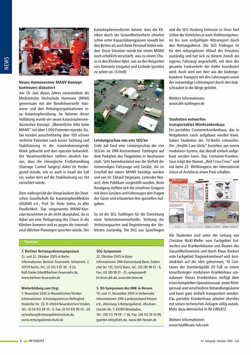 IM EINSATZ 06/2005 - Terrorismus – die Bedrohung des 21. Jahrhunderts?