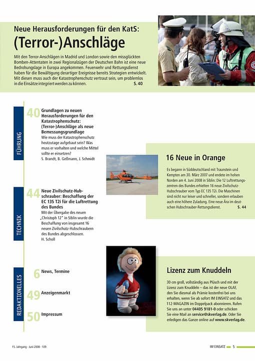 IM EINSATZ 04/2008 - Ordnung der Vielfalt