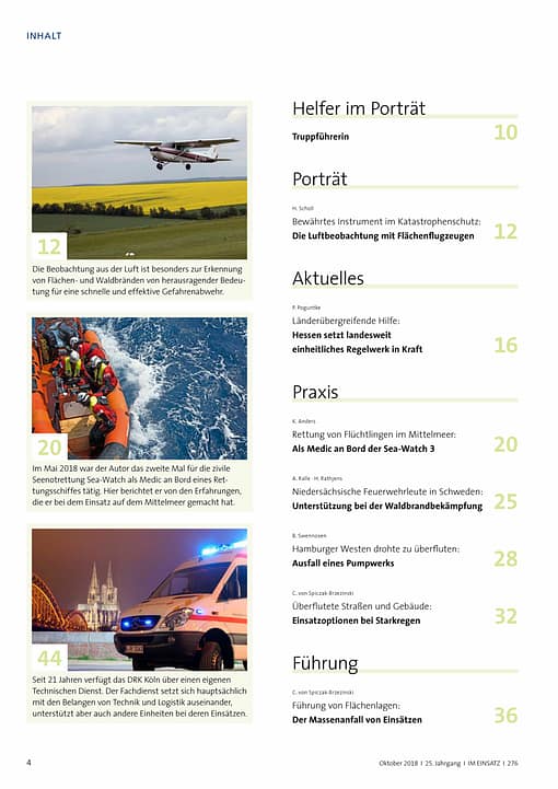 IM EINSATZ 05/2018 - Unwetterlagen