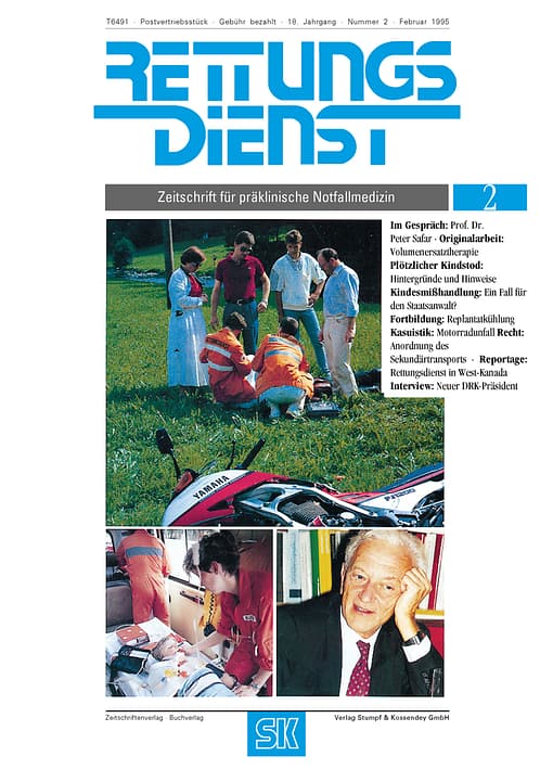RETTUNGSDIENST 02/1995