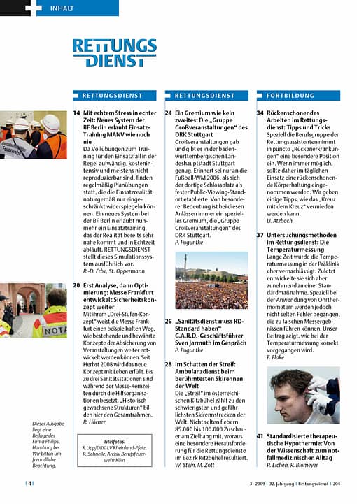 RETTUNGSDIENST 03/2009