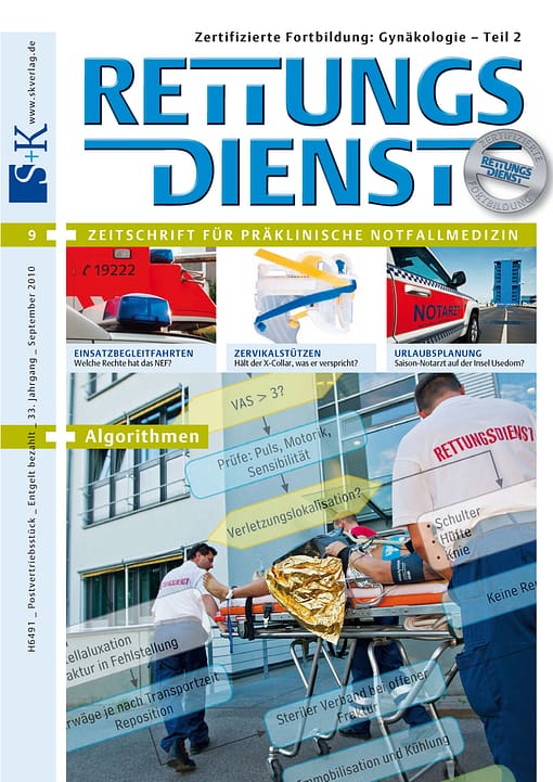 RETTUNGSDIENST 09/2010