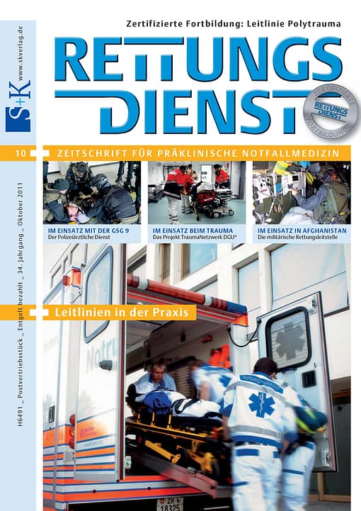 RETTUNGSDIENST 10/2011