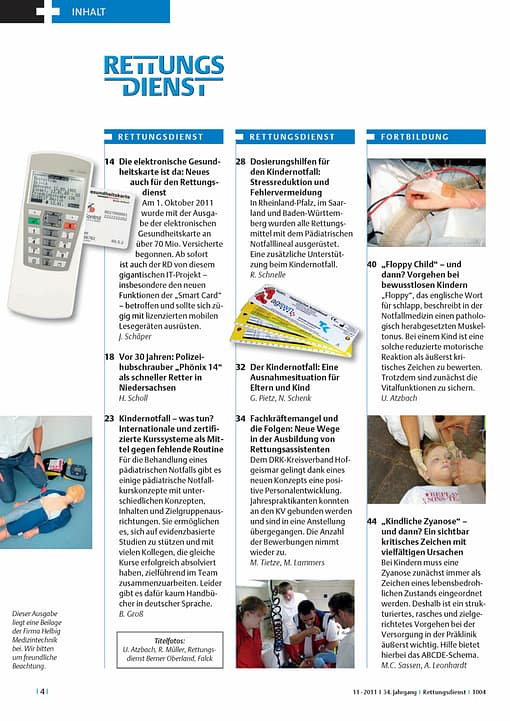 RETTUNGSDIENST 11/2011