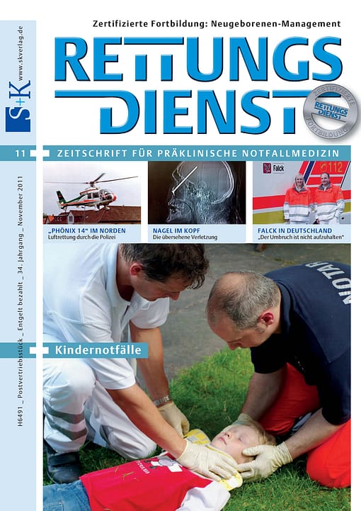 RETTUNGSDIENST 11/2011