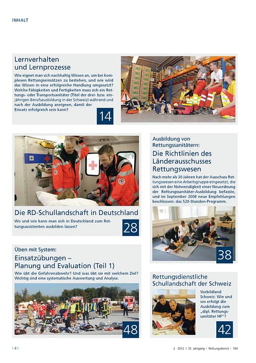 RETTUNGSDIENST 02/2012