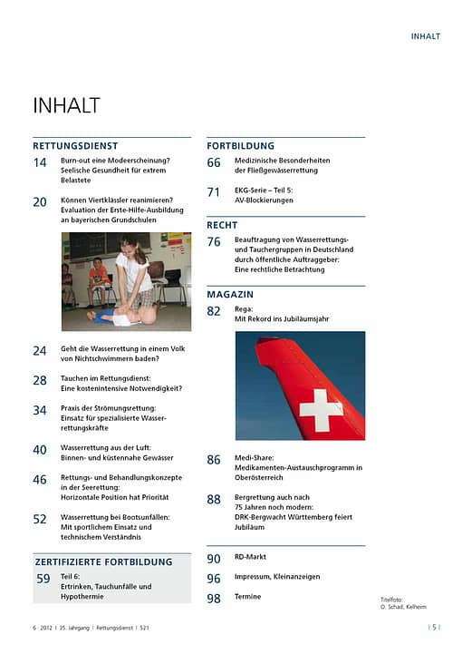 RETTUNGSDIENST 06/2012